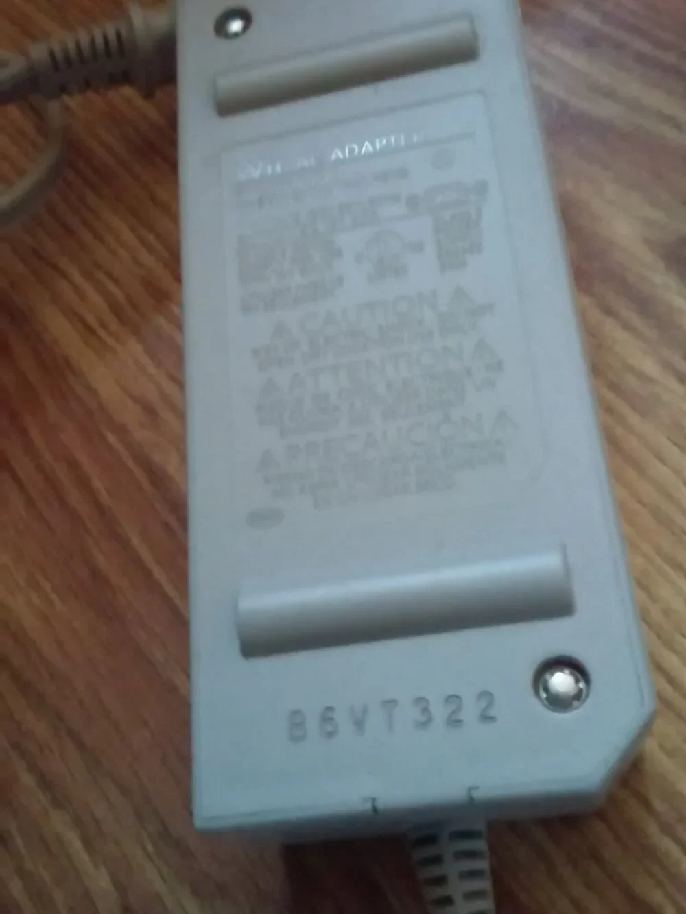 Wii AC Adaptor Like New Unused